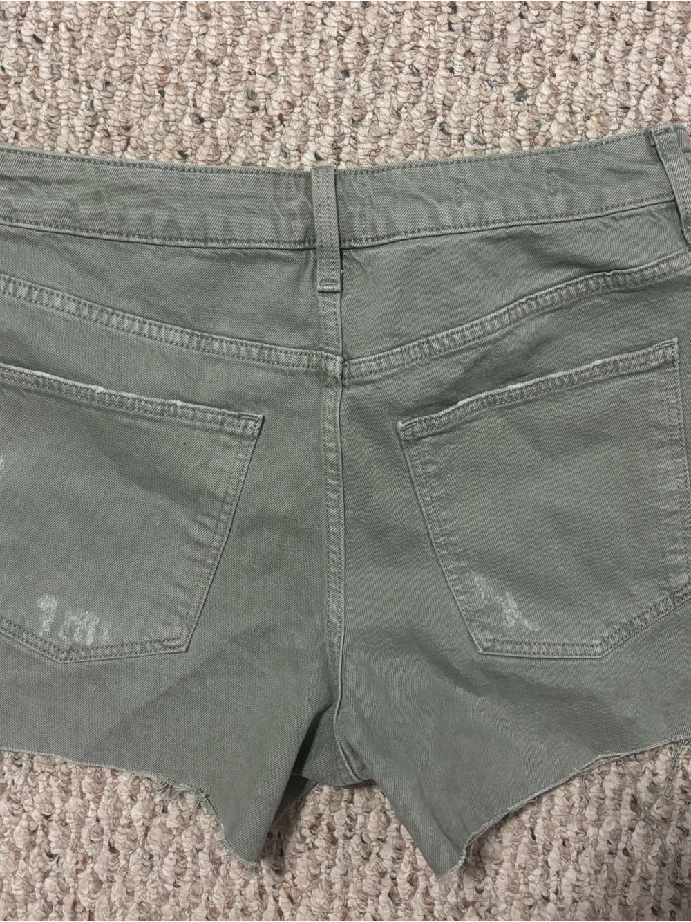 Universal Thread Green Denim Cutoff Shorts